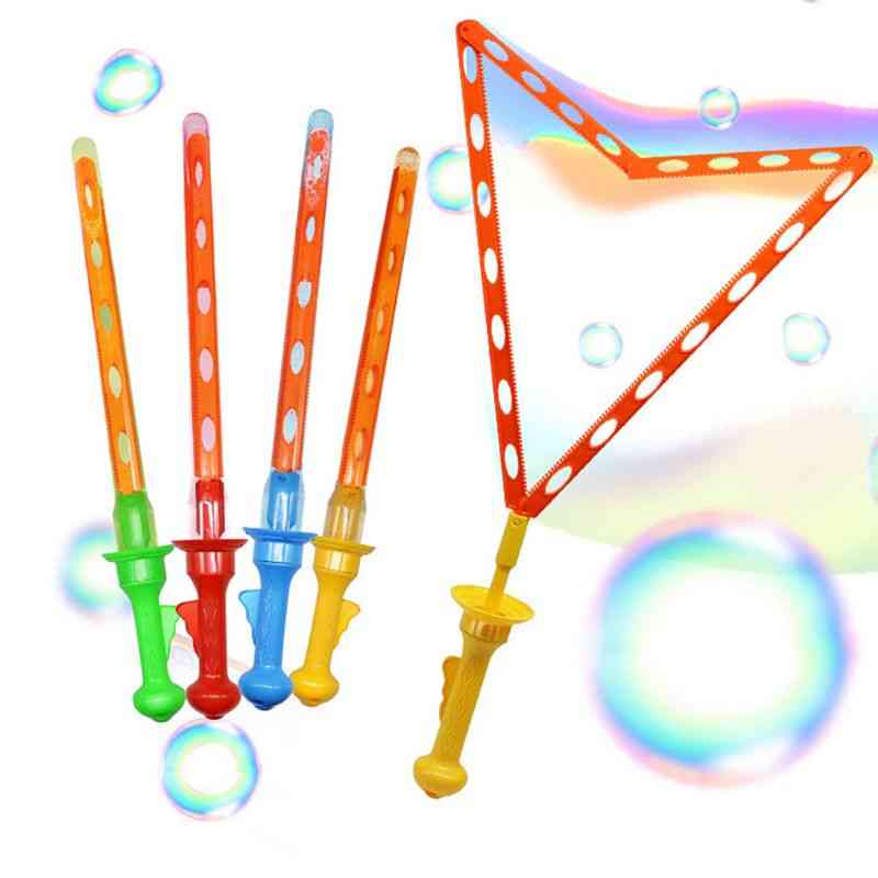 Burbuja grande forma de espada occidental palos de burbujas para niños burbuja de jabón juguete al aire libre