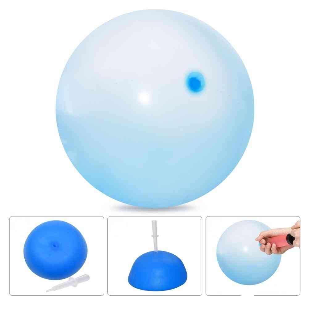 Soft Air Water Filled Bubble Ball, Blow Up Balloon Toy