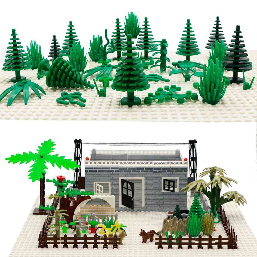 City Accessory-small Building Blocks, Compatible With Lego