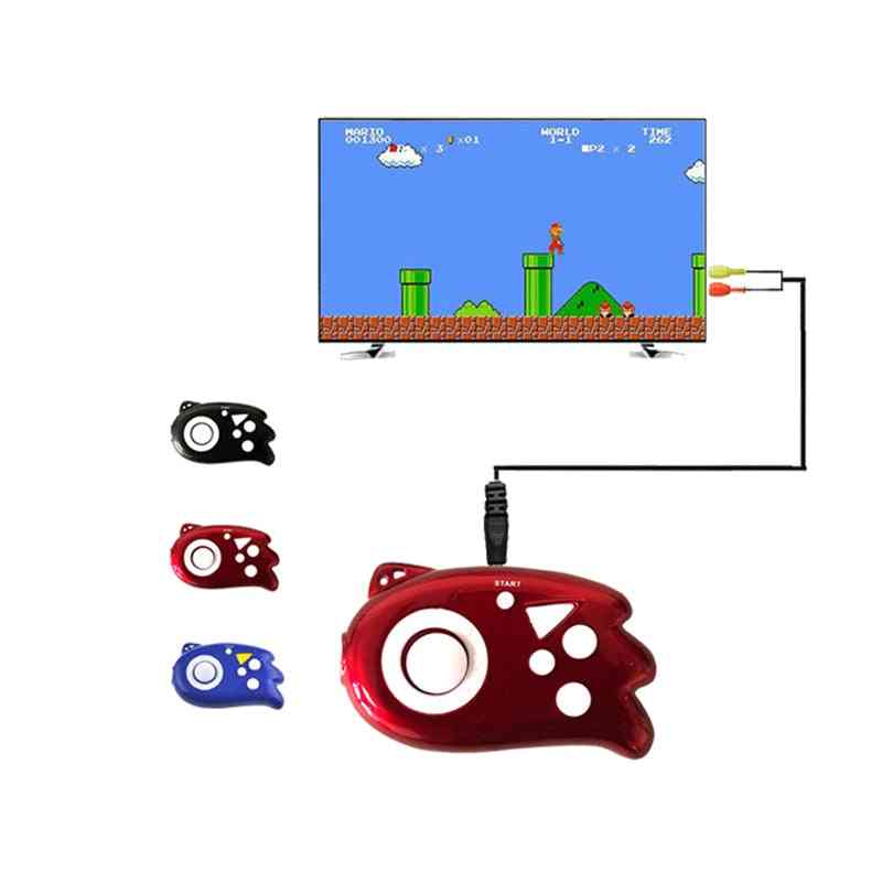 Mini videogame console jogadores controlador jogos clássicos para família tv tomada de vídeo brinquedos de mão