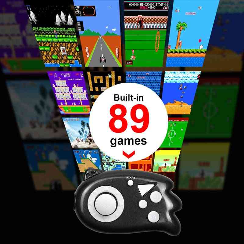 Mini videospil konsolafspillere controller klassiske spil til familie tv video output stik håndholdt gave legetøj