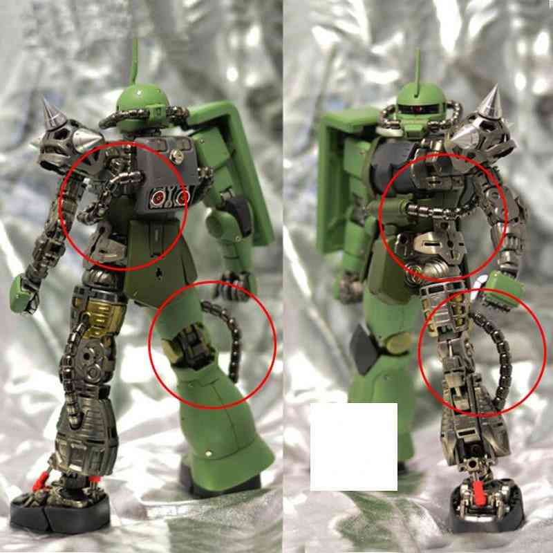 Ätzteile für Gundam Metallmodifikation ergänzen Detailmodifikation Metall Power Pipe