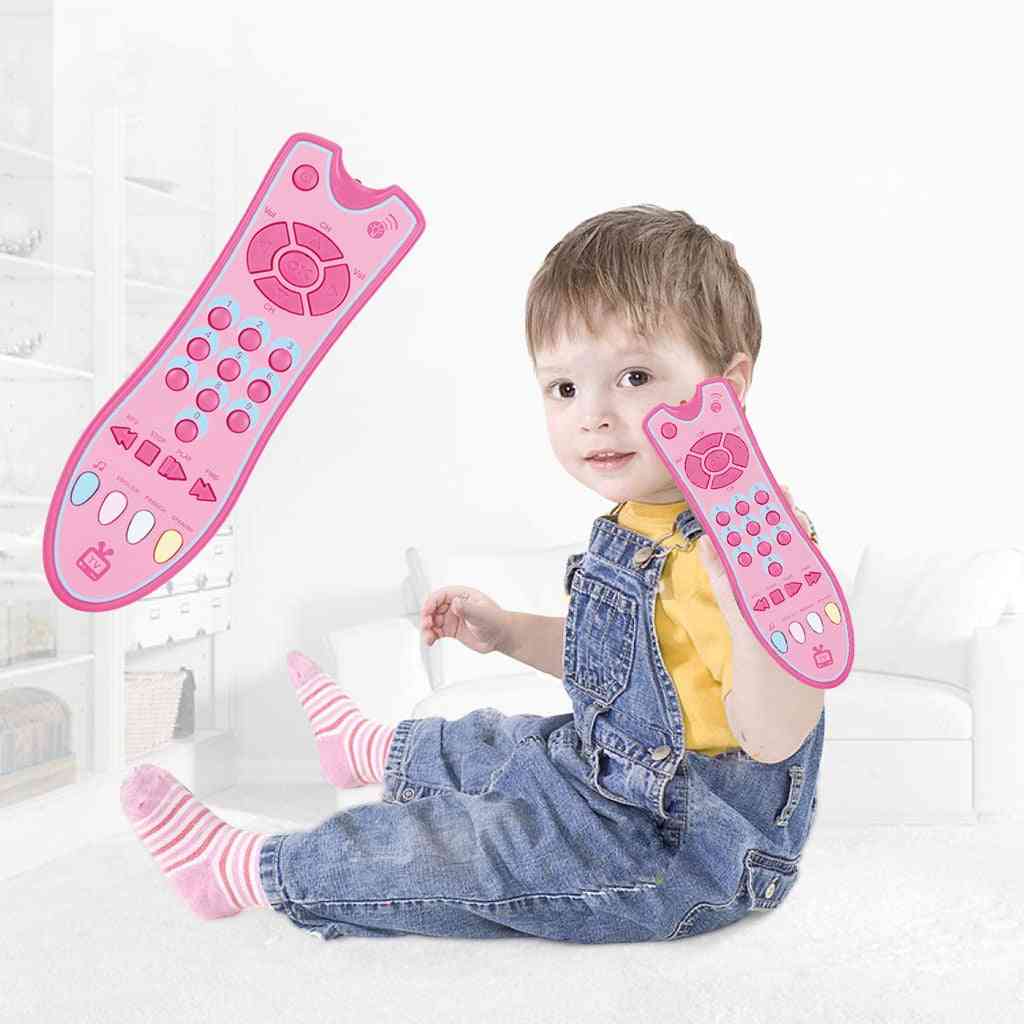 Musical Tv Remote Control Learning Toys For Kids With Light And Sound For Early Education