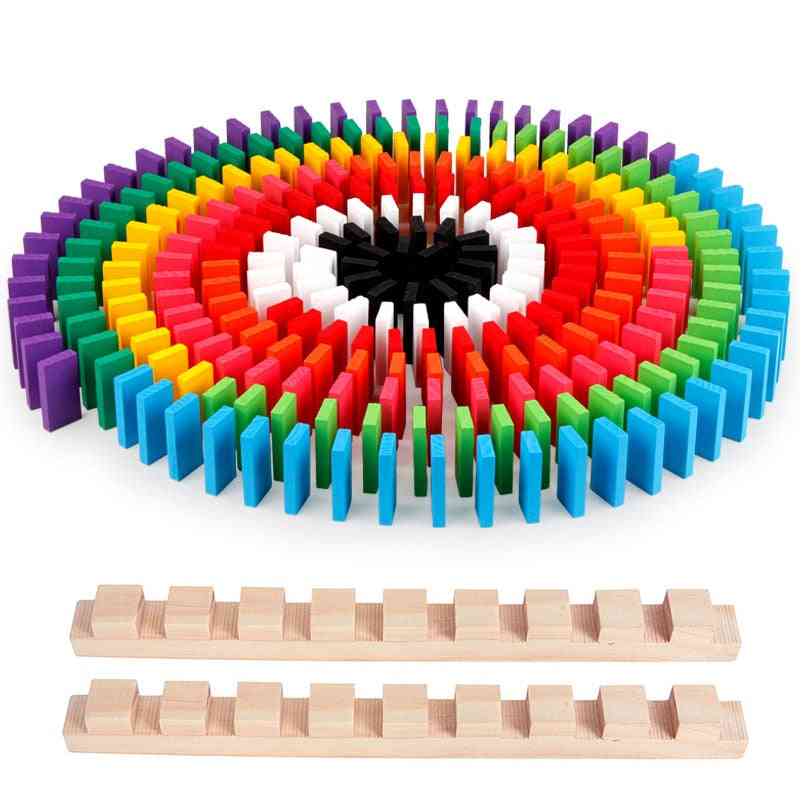 Domino Color Sort Wooden For, Rainbow Wood Games E