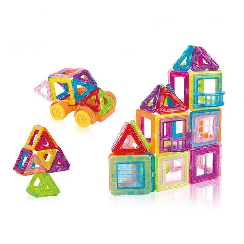 3d Mini Magnetic Construction Building Blocks Toy