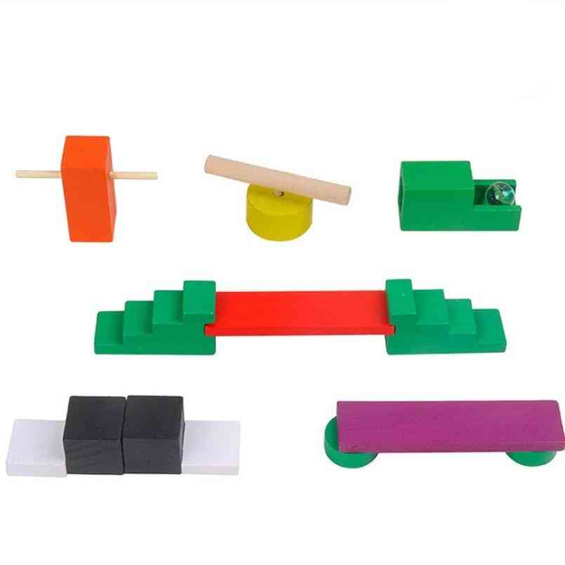 Building Blocks Toy For - Wooden Domino Institution Accessories