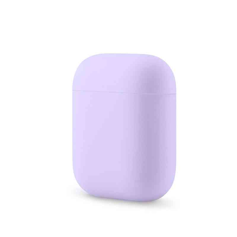 Solid Color Silicone Airpods - Wireless Earphone Protective Case