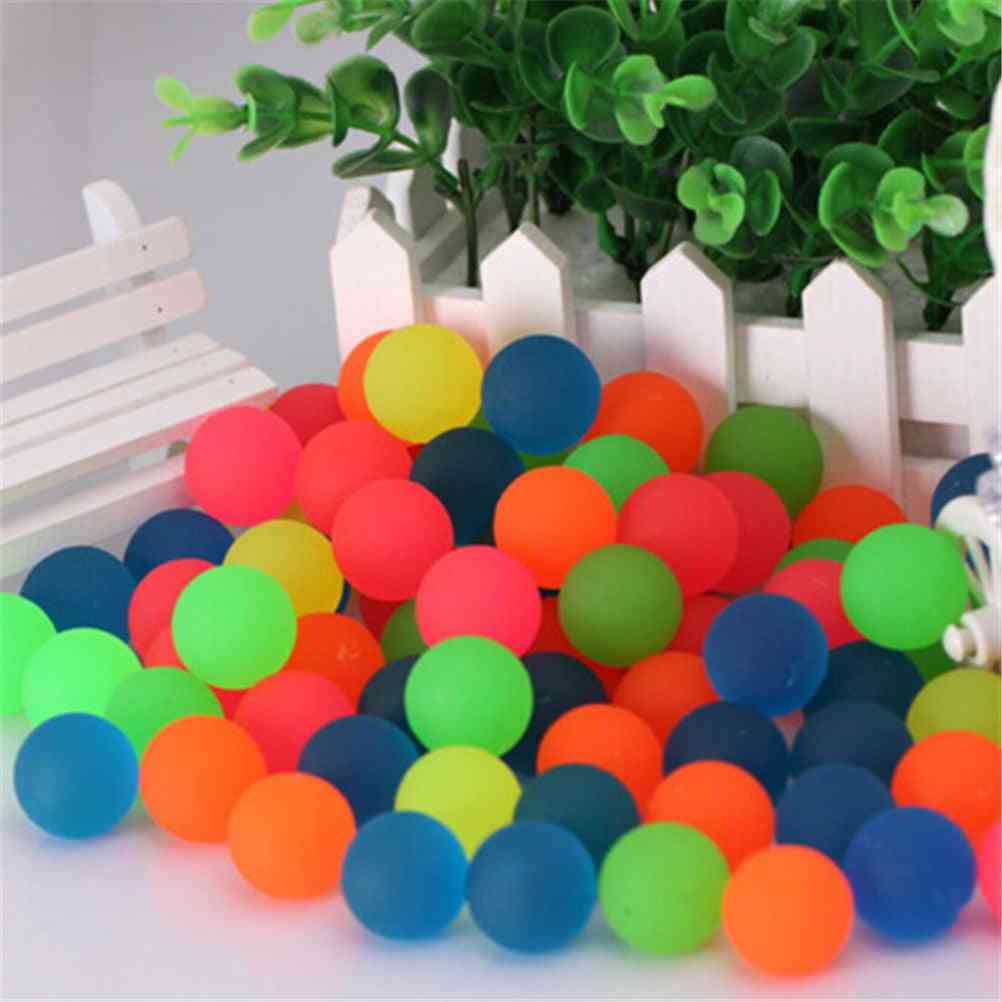 10st / mycket barnboll leksak, färgad studsande boll gummi utomhus barn leksaker - elastisk jonglering hopp spel bollar -