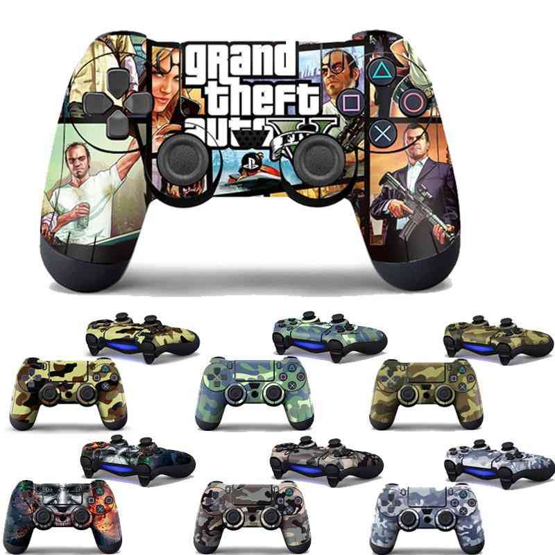 Cover For Sony-ps4 Controller,camouflage Vinyl Sticker