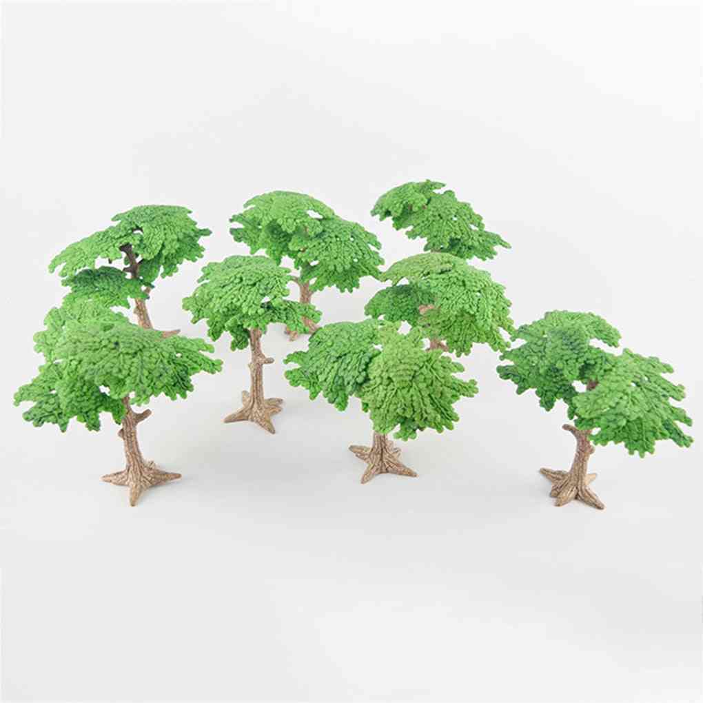 Miniatuur sprookjesachtige tuin pijnbomen mini planten poppenhuis decor accessoires tuin ornament - 10cm
