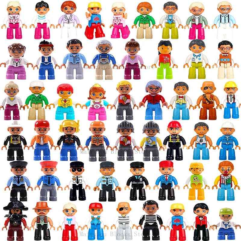 Duplo Action Figures- Building Block Compatible With Lego
