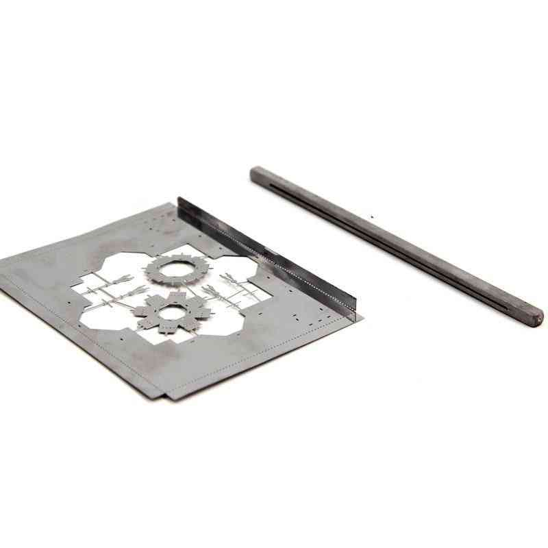 Werkzeug für 3D-Metall-Puzzle-Montage, Zangenschere lange Spitzzange Pinzette Bleistiftspitzer Schnalle Biegung Geräteblöcke - 2St