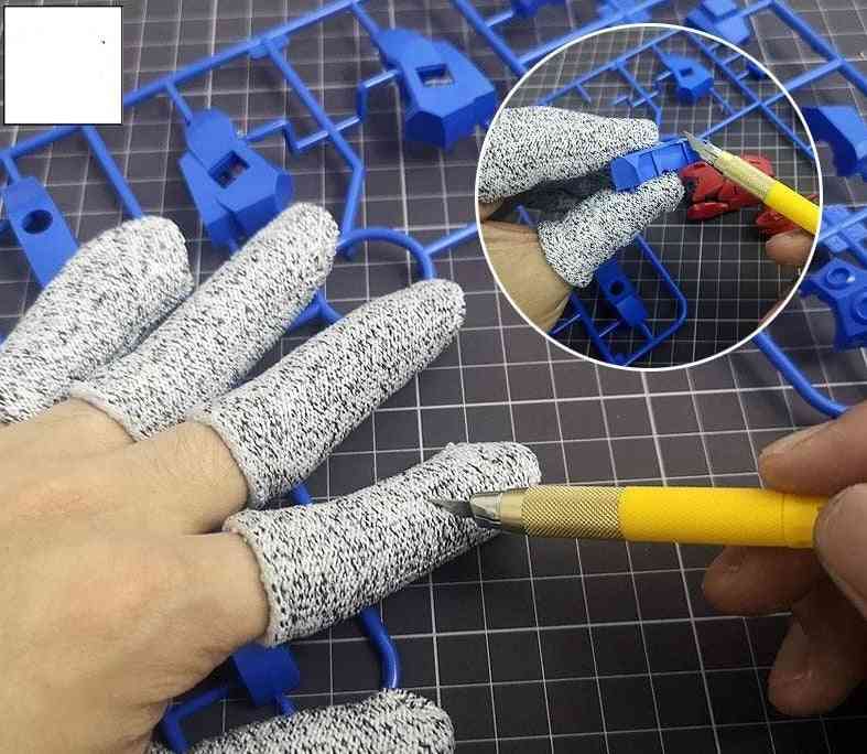 Gli strumenti del modello hobby impediscono il taglio della protezione per le dita 5 pezzi / borsa -