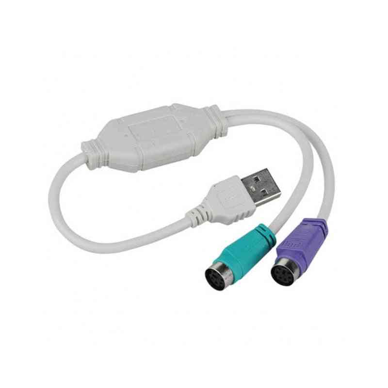 Kabel převodníku USB samec na ps / 2 samice