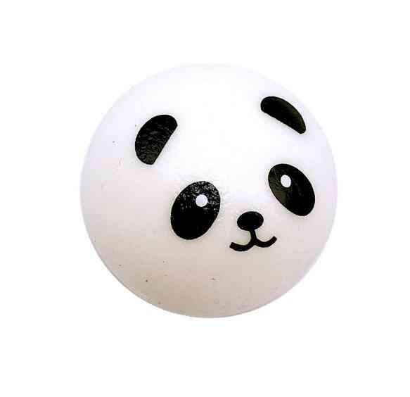 7cm matschigen Panda Brötchen Stressabbau Ball langsam steigende Dekompression Spielzeug Pu Schlüsselbund Kinder -
