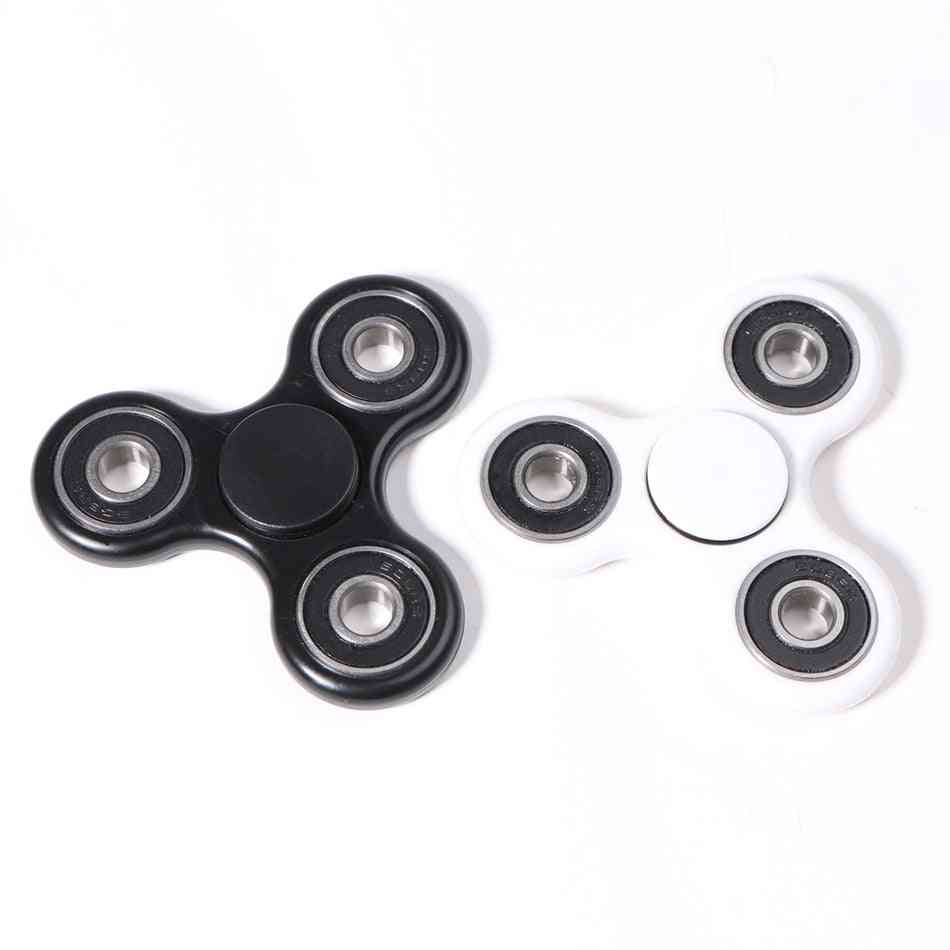 Tri Spinner Fidget Toy Plastic Edc Hand Spinner For Autism And Adhd Handspinner