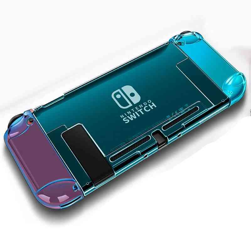 Irrotettava kristalli-PC: n läpinäkyvä kotelo Nintendo-kytkimelle - kirkas kova takakansi kuori, erittäin ohut ns / nx-kotelot