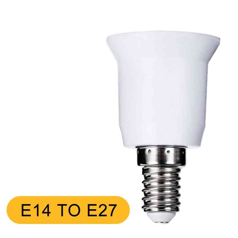 E14 To E27 Lamp Holder Converter With Led Lamp