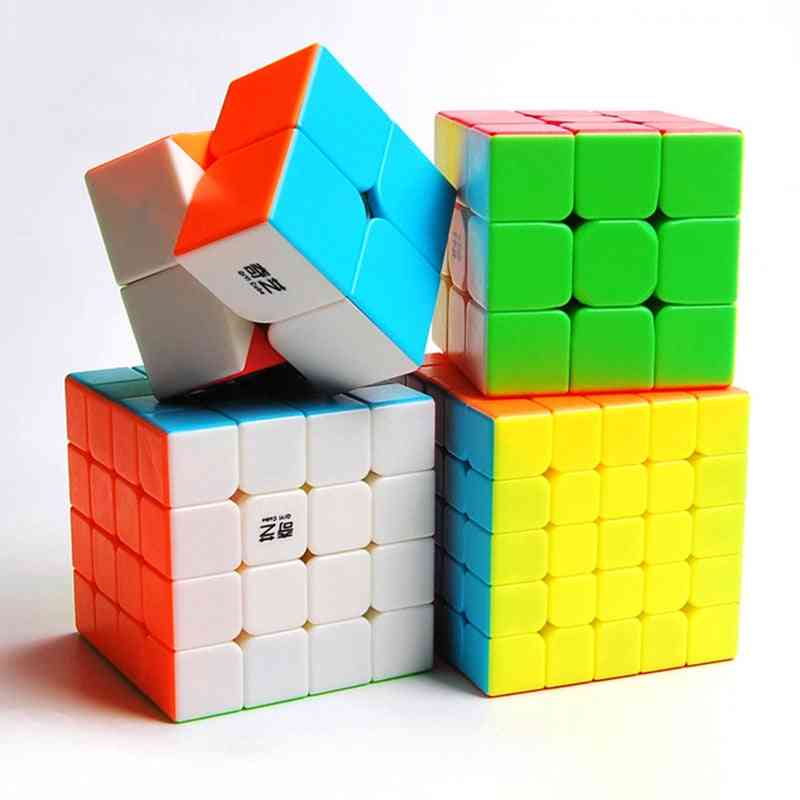 Magic Cube Bundle - Profissional Puzzle Warrior Speed Stickerless Game Toy