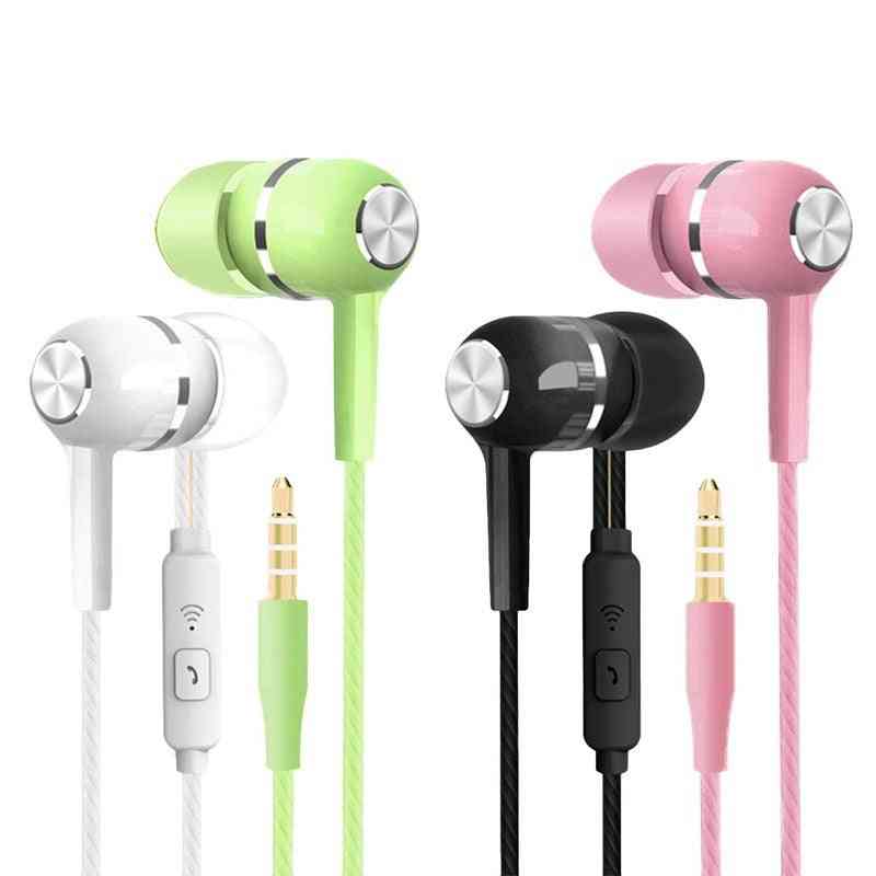 Wired Super Bass Crack Colorful Headset - Earbud With Microphone