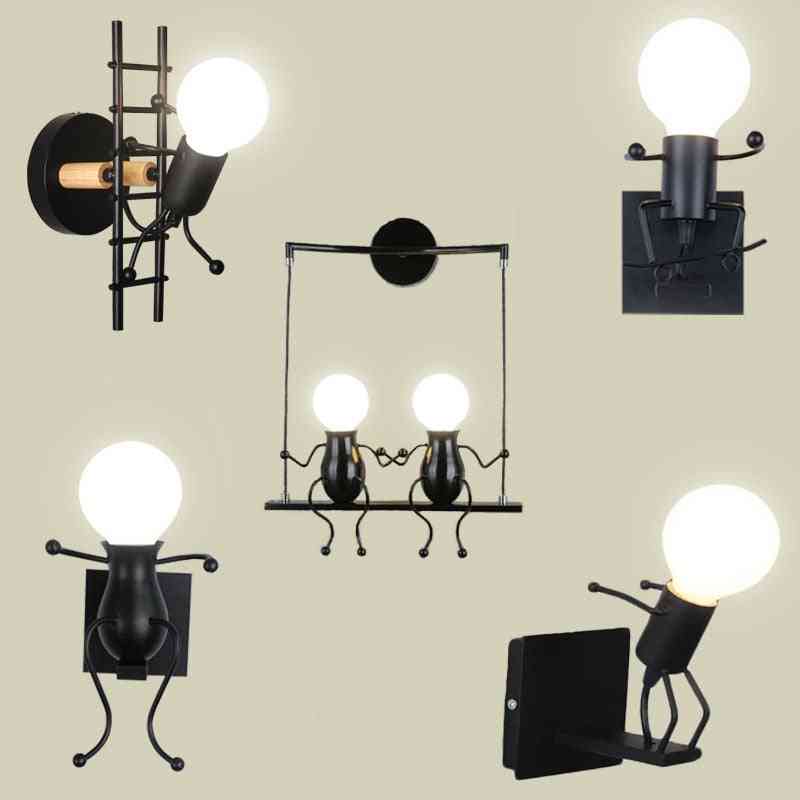 Creative Iron Wall Mounted Led Light Lamp For Room