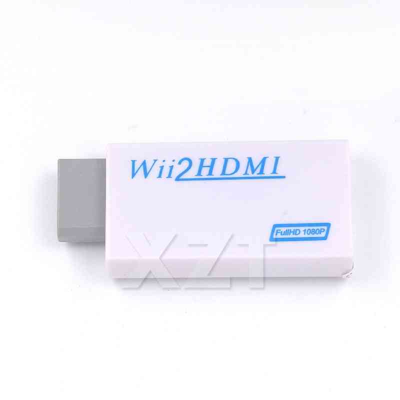 Wii To Hdmi Converter With Audio / Video Output Automatic Upscaler Adapter