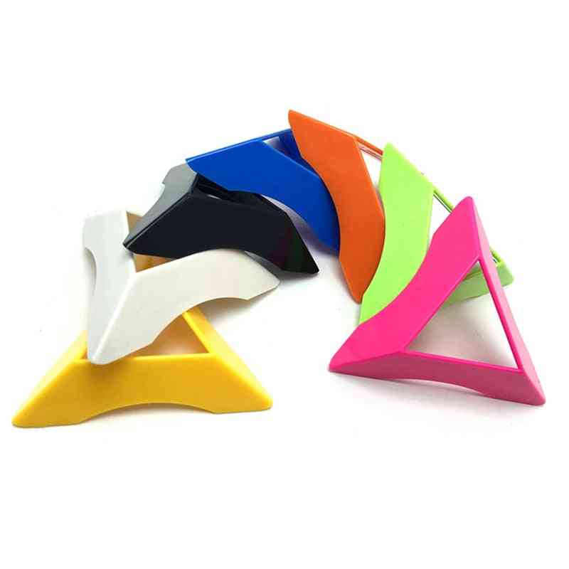 10 st färg 2x2, 3x3, 4x4 kubstativ högsta kvalitet hastighet magisk hastighet plastkubbashållare - pedagogiska lärande leksaker - svart x10st