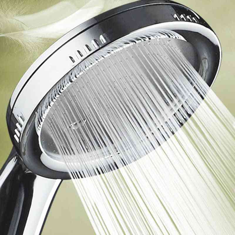 Nagynyomású víztakarékos esőzések króm zuhanyfej fúvóka