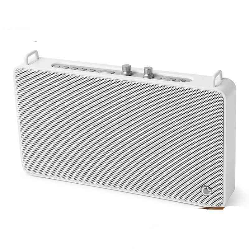 Bluetooth-Lautsprecher tragbar drahtlos, Hifi-Stereo-Lautsprecher, 20-W-Lautsprecher für 4-Treiber-Soundbox mit Mikrofon - schwarz