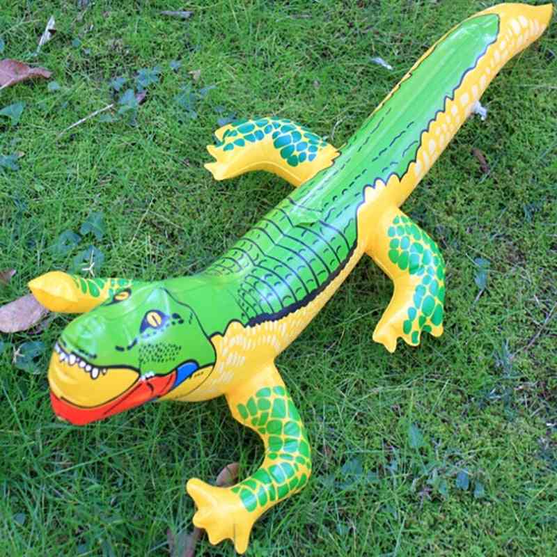 Opblaasbare krokodil opblazen grappig waterspeelgoed - krokodil speelgoed alligator ballon voor zomer strand zwembad -
