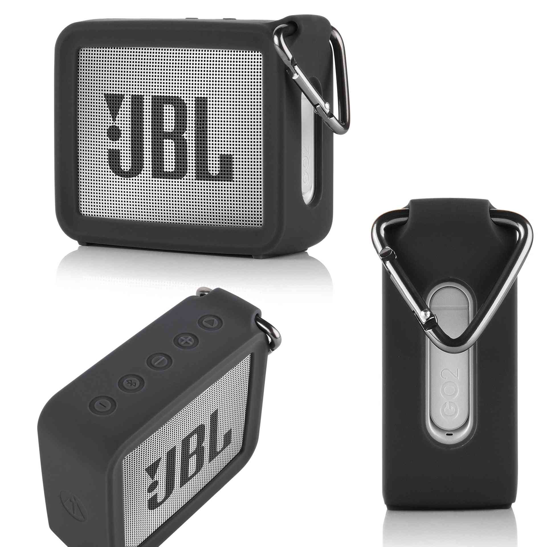 Portable Silicone Travel Case For Jbl Go2 Bluetooth Speaker