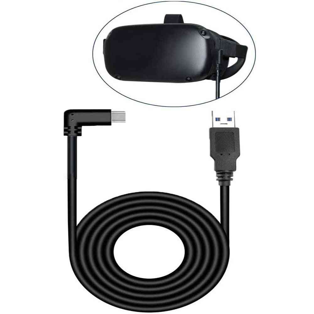 Câble de transfert de données USB 3.1 de type C haute vitesse pour oculus, adaptateur de charge rapide pour casque Quest Link VR - longueur 3 m