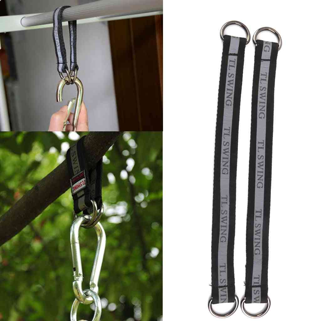 Strong Pair Heavy Duty Hanging Straps Belt For Swing Chair - Hammock Hanging Tree Beam Accessory