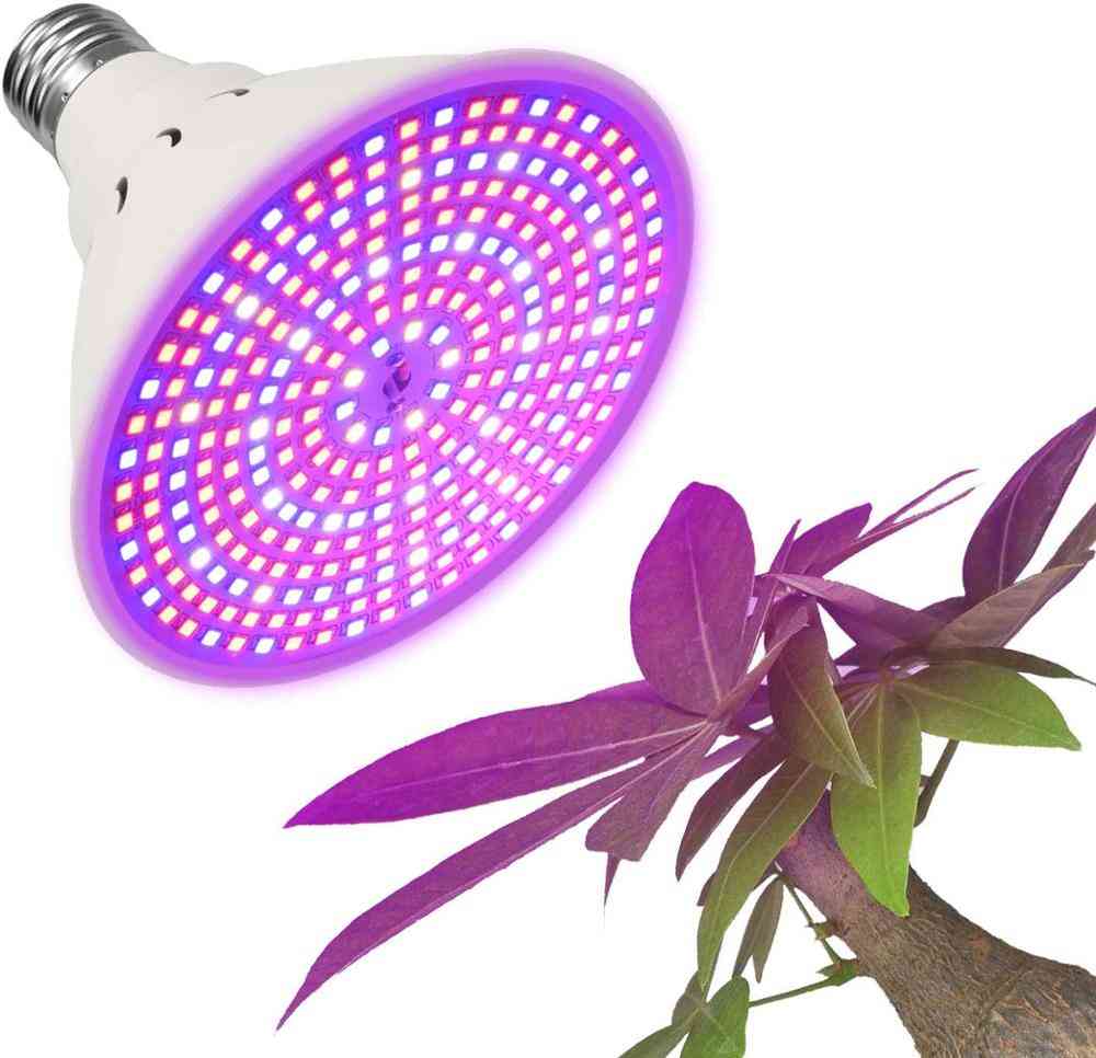 LED élèvent l'ampoule pour les plantes d'intérieur, décoration de jardin de lampe à spectre complet - 48 led 220v / e27