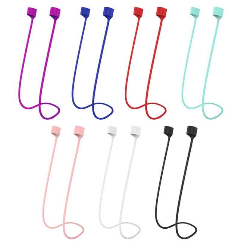 Anti-lost, Silicone Earphone Holder Cable For Iphone Wireless And Bluetooth Airpods