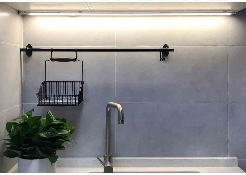 Smart ledet væglampe med håndfejekontakt bevægelsessensor til køkkenskab, korridor, toilet, baggrundsbelysning - udskiftelig / 30 cm