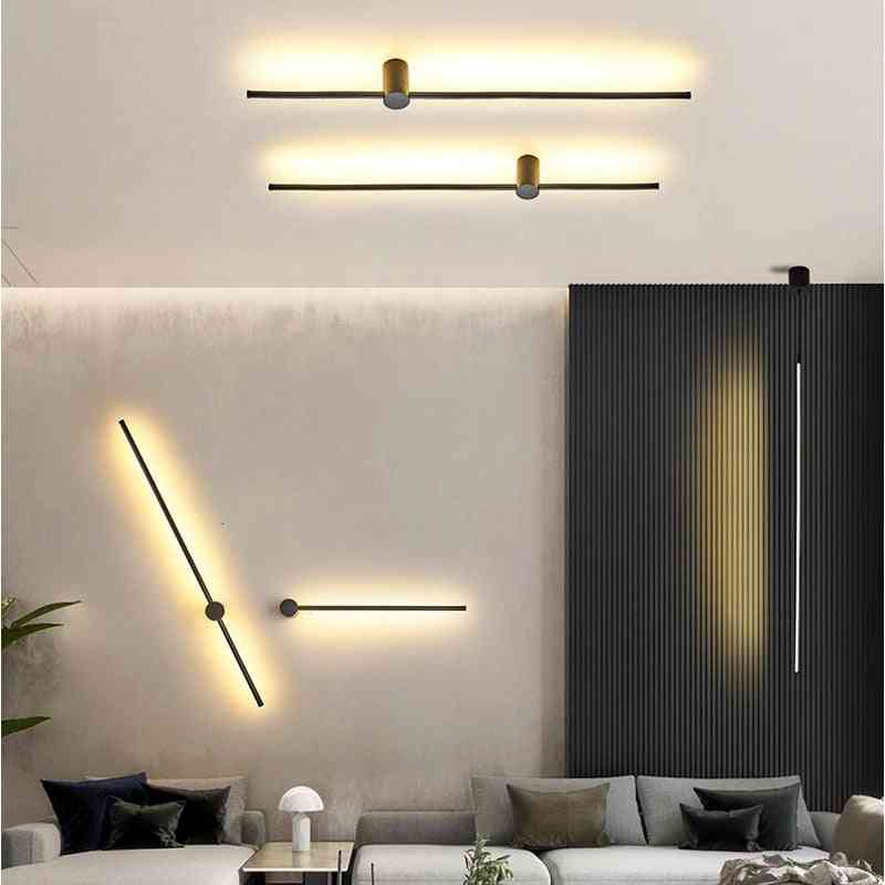 Modern Long Hanging Led Wall Lamp For Living Room