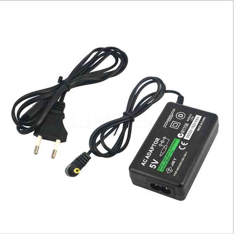 Eu plug-5v home ac-adapter vegg-lader strømforsyning for sony-playstation bærbar PSP 1000/2000/3000 ladekabelledning - som vist-193