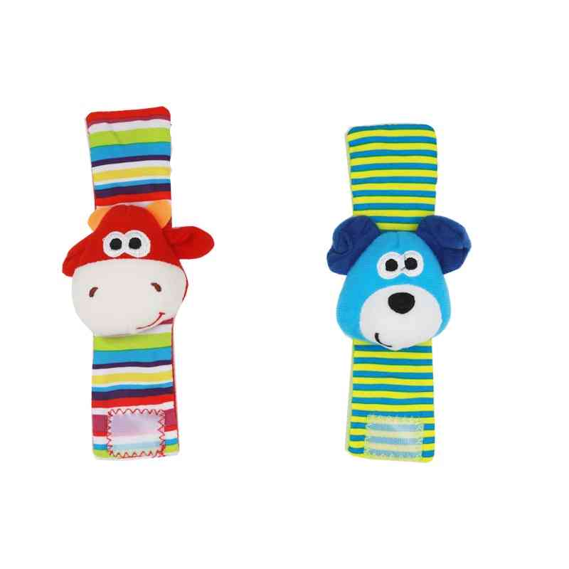 Calcetines infantiles para bebés y niños sonajero juguetes muñeca sonajero y calcetines para pies 0 ~ 24 meses - 2 piezas calcetines para niños-193