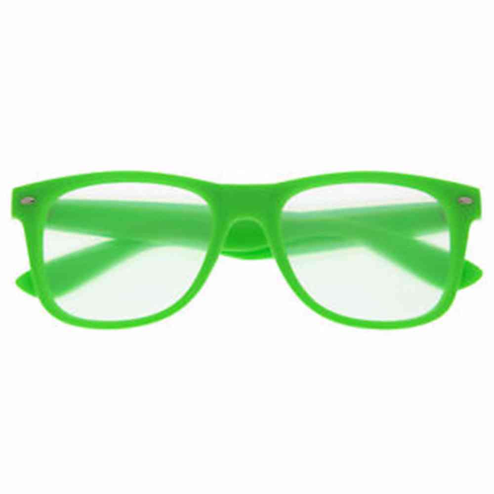 1pcs óculos de difração final 3d-efeito de prisma 3D, estilo arco-íris edm, frieworks rave, óculos starburst para festivais - cor branca