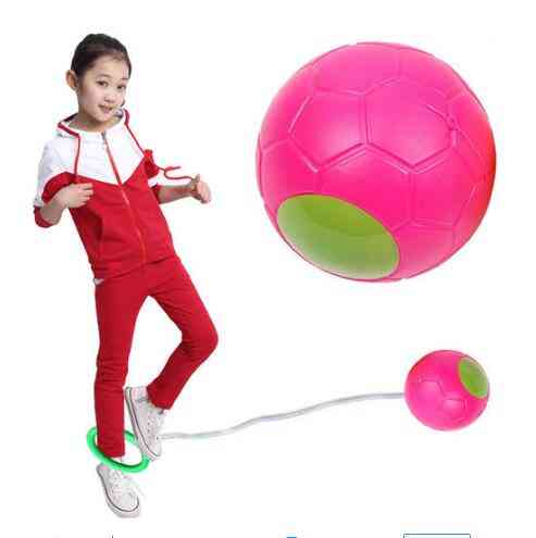 Balle de Kip en plein air Jouet à sauter classique Coordination de l'exercice et équilibre Balle de jouet pour terrain de jeu saut saut (couleur aléatoire)