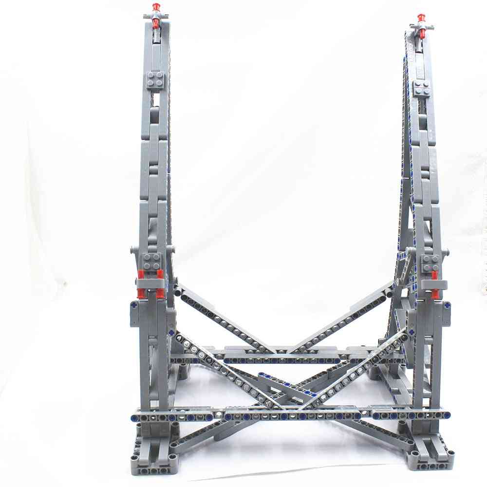 Vertical Display Stand For Millennium Falcon-self Locking Brick