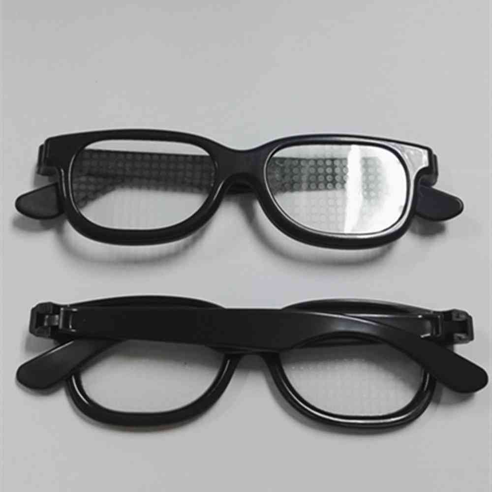 Festival de la novedad gafas láser con prisma rave 3d, montura en forma de corazón púrpura, lentes de plástico con corazón, lentes de difracción, montura púrpura pl0048
