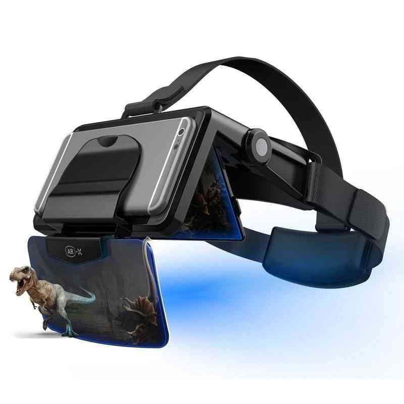 Fiit ar-x ar inteligentne okulary ulepszone słuchawki 3d vr okulary - kask wirtualnej rzeczywistości zestaw słuchawkowy vr do smartfona 4,7-6,3 cala - fiit vr-3f
