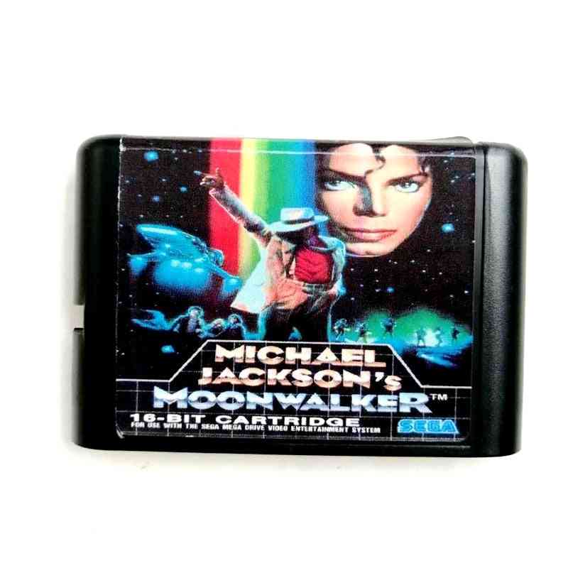 Michael jacksonin moonwalker 16-bittinen kasettipelikortti