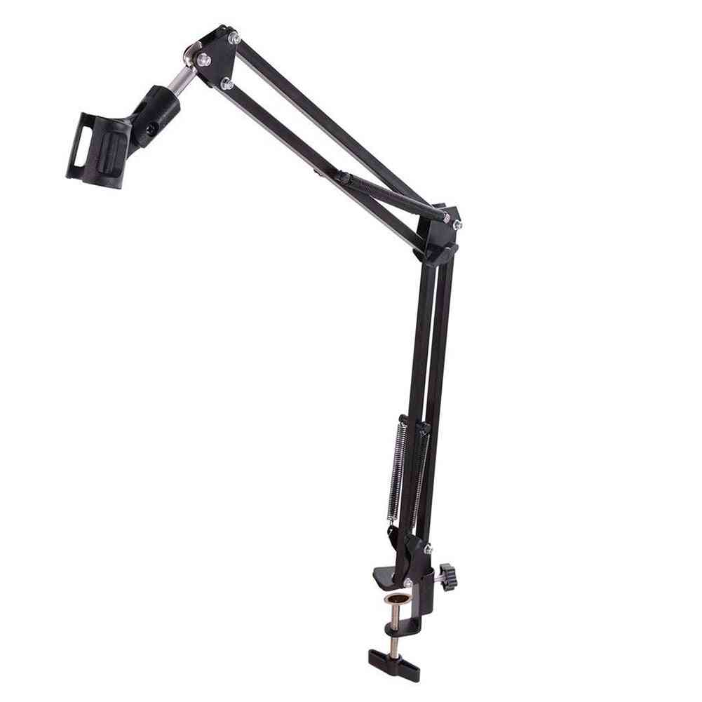 Professional Scissor Arm Stand With Clip For Handheld Microphone
