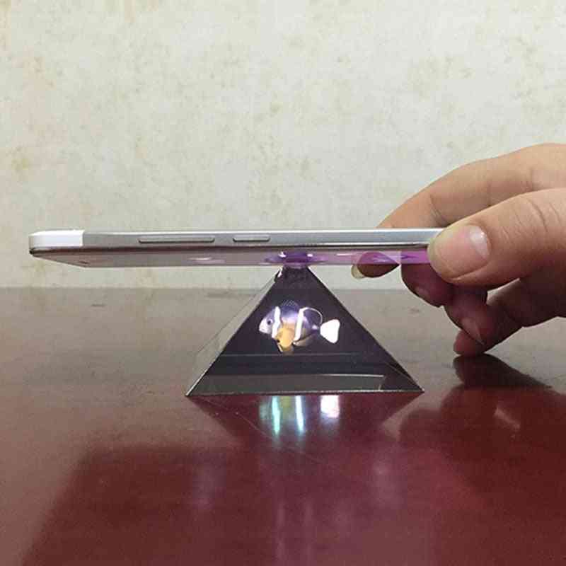 3D Hologramm Pyramide Display Projektor Videoständer universell für Smartphone (andere) -