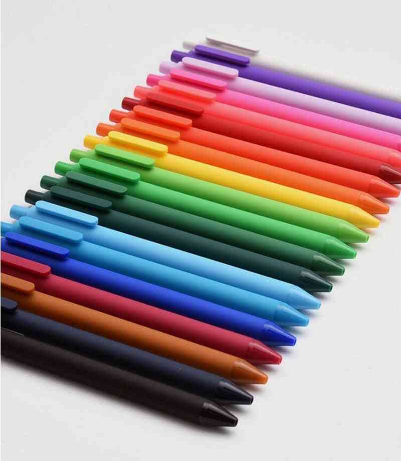 Xiaomi mijia-kaco tegn-pen premec glat refill 0,5 mm signaturpen mi-farverige-penne tilføje blå / sort / rød refill-ink - farverigt blæk 10stk