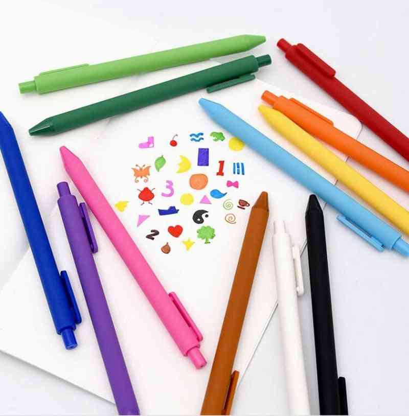 Xiaomi mijia-kaco sign-pen premec recambio suave 0.5mm bolígrafo de firma mi-colorful-pen agrega azul / negro / rojo recarga de tinta - tinta colorida 10pcs