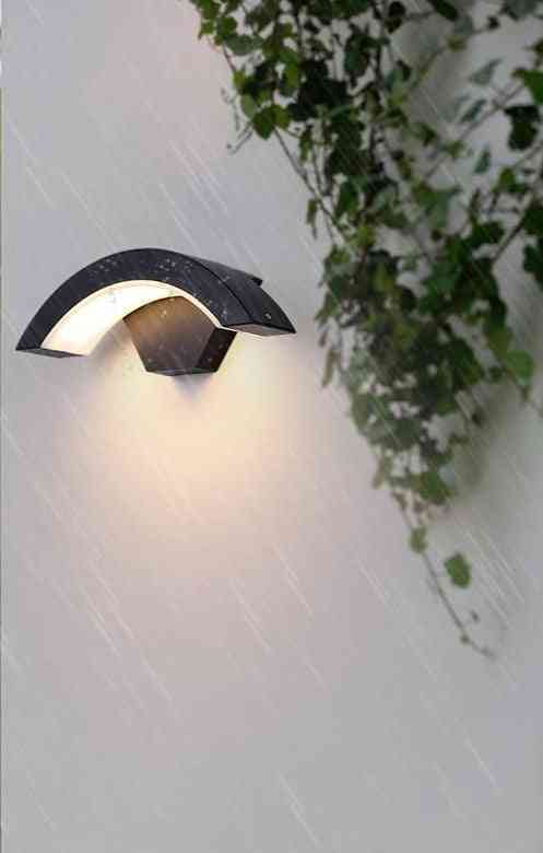 Moden Waterproof Led Motion Sensor Wall Lamp For Landscape, Spotlight, Balcony, Corridor, Garden